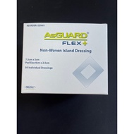 (box) ISLAND WOUND DRESSING AsGUARD FLEX Island non woven island dressing tegaderm- size 5cm x 7.5cm
