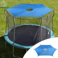 SHANLIN Trampoline Sunshade Roof, 6/8/10ft Rain Protection Trampoline Shade Cover, Trampoline Access