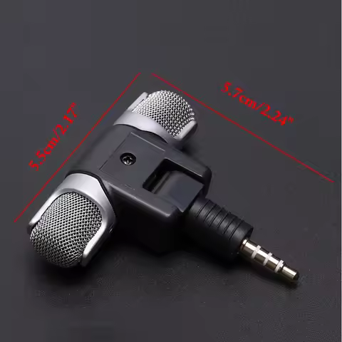 Mini 3.5mm Jack Microphone Stereo Mic For Recording Mobile Phone Studio Interview Microphone For Sma
