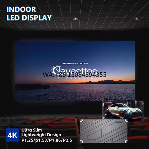 P1.25 P1.53 P1.86 P2 P2.5 Indoor LED Matrix Module 4K Fine Pitch Advertising Video Wall