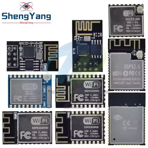 ESP8266 ESP-01 ESP-01S ESP-07 ESP-12E ESP-12F ESP-32 ESP-32S ESP32 Module Transceiver 2.4G For Ardui