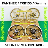 SUZUKI PANTHER TXR TXR150 / PANTHER GAMMA GAMA BINTANG SPORT RIM SET (1.60/1.60x18) WITH BEARING AND