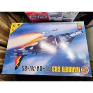 Air airfix 1/24 av-8a s 18003 No Missing Parts Water Stickers Yellowing Aging This Board Is Extremel