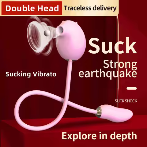 Double Sucking Vibrator Egg for Women G-spot Clitoris Stimulator Adults Erotic Products Toys Female 