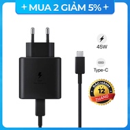 45W PD fast charger (charger + Type C cable) for Samsung phones.