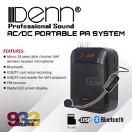 DENN AC/DC Portable Waistband PA System