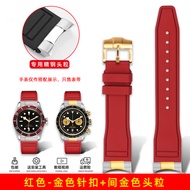 ยูยัง เข้ากันได้กับ Tudor Bay Chronograph M79360/M79363N สายนาฬิกา Tudor Little Red Flower ลายเหล็กย