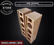 Box Speaker Column 6 inch plus Tweeter