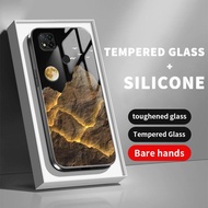 Hard Case Glass Kaca Xiaomi Redmi 9C 9A NFC 8 9 A1 13C 10 4G 2021 2022 12 12C 5 Plus 6A 7 8A Activ P