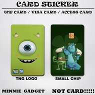 [ MONSTER ]  Touch n Go Card Sticker Cover TNG / MASTER / VISA / CREDIT/ DEBIT CARD