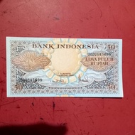 Uang Kuno Indonesia Rp 50 seri burung uang lama 1959 TP60ks