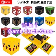 Newest For Nintendo Switch Monster Hunter Rise theme Shockproof Game Cards Case NS Hard Shell Box for Nitend Switch Games Storage Accessories 16 in 1