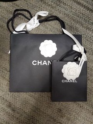 (全新) Chanel 紙袋 (原裝正品正貨) 各款 size ( 耳環/細/中/大)