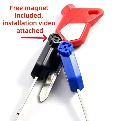 For Honda 100 125 150cc LEAD125 AirBlade Motorcycle Uncut Key Blank Magnetic key blank with hole pos