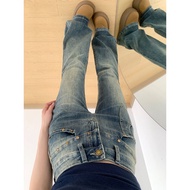 seluar bootcut woman slack bootcut woman seluar bootcut Autumn 2025 Retro High Waist Horseshoe Flare