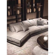 Budapest Foshan Technology Cloth Curved Sofa Living Room Creative Special-Shaped Corner Fabric Sand 