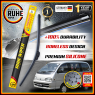 Ruhe Wiper Perodua Kembara 1996 - New Present Original High Quality Soft Silicone Car Wiper Silicon 