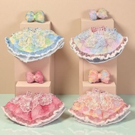 Labubu Baby Clothes Accessories Rose Wedding Pettiskirt Suit Dress Up 12-17cm Only Clothes z12.04