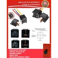RTT-7106 CAR BIG RELAY 80AMP 5PIN RELAY WITH SOCKET WIRE FOR USE ON: UNIVERSAL VEHICLE & TRUCK