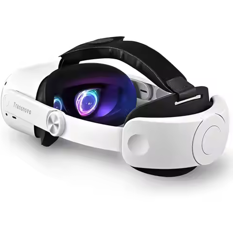 TRANSNOVO Adjustable Head Strap Compatible with Oculus Quest 2 and Meta Quest 2 Comfortable and Ergo