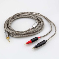 7N OCC Upgrade 4.4mm 6.5 xlr 3.5 stereo16 Core Earphone Cable For Sennheiser HD580 HD600 HD650 HD25