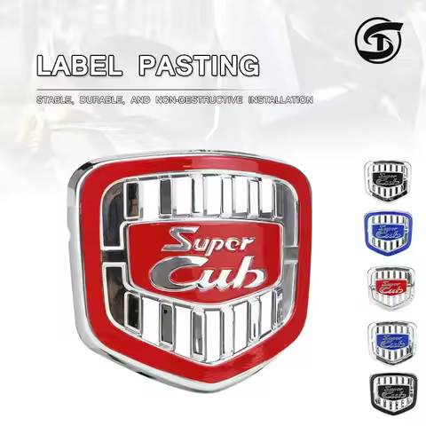 3D Motorcycle Decoration Stickers Moto Plating for Honda Super CUB C70 90 110 C125 CT125 Emblem Badg