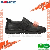 Rohde Men 5708 Sepatu Pria Original Kulit 100% Hitam dan coklat
