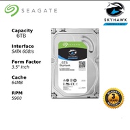 Seagate SkyHawk 6TB CCTV Surveillance HDD SATA 6Gb/s 64MB Cache 3.5"