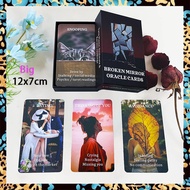 Broken Mirror Oracle Card | Meaning on the Cards | Standard Big Size 12x7cm | Divination Cards | For