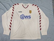 Hummel Aston Villa 阿士東維拉 白色作客長袖球衣  落場版