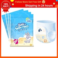 forest Baby Disposable Swim Pants  Side Leak Prevention Absorbent Expansion Resistant for Swimming P