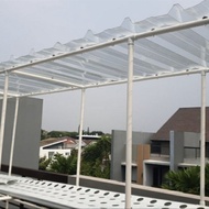 Atap Polycarbonate Spandek Transparan Bening