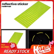  Bike Reflective Sticker Long-lasting Reflective Strips 6pcs Reflective Sticker Set for Night Riding Safety High Visibility Decal Tape for Bike Scooter Helmet Mountain