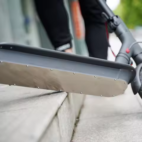 Scooter Bottom Battery Cover Stainless Steel Plate Chassis Shield Protect for Xiaomi M365 M365 Pro E