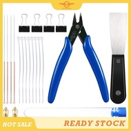 [CloudsMiles] 3D Printer Accessories Tool Kit Cleaning  Clips Kit Cable Ties Come with Storage Case for Printing Removing Cleaning