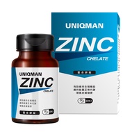UNIQMAN 優仕曼 螯合鋅錠  60顆  1罐