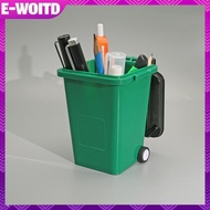 E-WOITD Creative Trash Can Shape Pen Holder Pencil Storage Box Student Desktop Office Household Mult