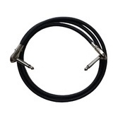 Custom Made L Angle Pancake Mono Jack For Guitar Effect Pedal Patch Cable With Variant Length