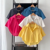 KEMEJA BOLERO CROP SHIRT