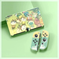 Nintendo Switch Oled Silicone TPU Protective Case Dockable Soft Shell,Animal Crossing Theme