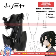 Lip Chain Earrings Lip Chain Accessories Horimiya Miyamura Izumi Cosplay