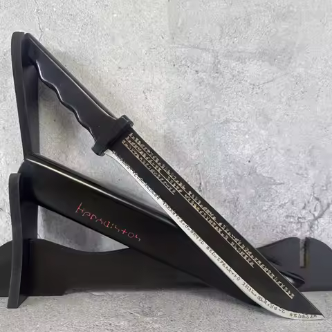 16inch Hestia Katana DanMachi Sword Wooden Ninja Knife Real Size Japanese Katana Anime Cosplay Prop 