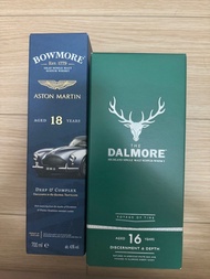 💥最後2支💥 The Dalmore 16年單一麥芽蘇格蘭高地 威士忌 (1L) [禮盒裝] and Bowmore 18 Deep and Complex Aston Martin #威士忌 #蘇格