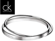 【時間光廊】Calvin Klein 凱文克萊 CK飾品 CK手環 316K白鋼 雙環 全新原廠正品 KJ63AB0101
