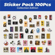 Hot Cute Bape Shark Stickers Waterproof Adhesive Stickers Waterproof Sticker Decal for Motorcycle He