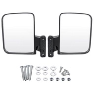 Golf Cart Mirrors - Universal Folding Side View Mirror For Golf Carts Club Car, Ezgo