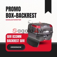 Box motor GIVI B33NM new model monolock Backrest motor Backrest