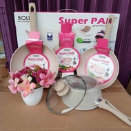 [NON COD] BOLDE SUPER PAN GRANIT ORIGINAL / FRY PAN - SAUCE PAN - WOK PAN