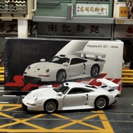 Sparky Sparky 1: 64 Porsche 911 GT1 White Porsche Alloy Car Racing Model