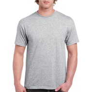 Plain T-shirts - 100% Cotton T-shirt Ash Grey (UNISEX) | T-shirt Kosong Kelabu